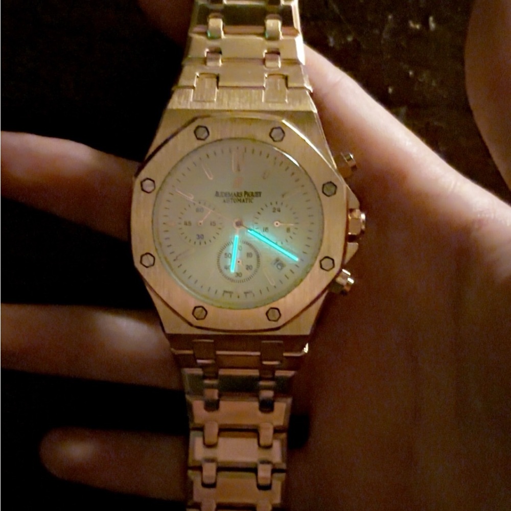 Audemars Piguet Gold Smartwatch with Holographic Display